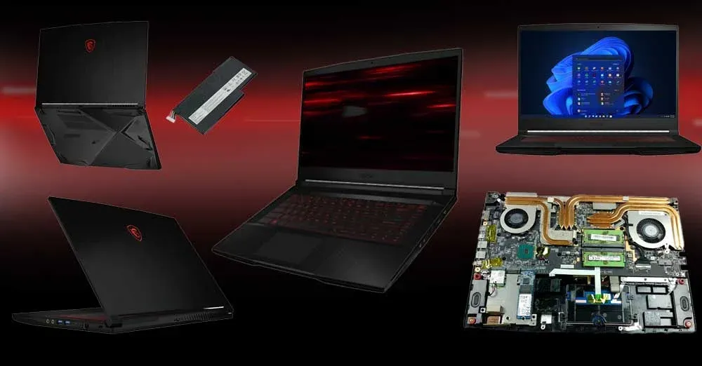 The MSI GF63 high-performance laptop may be carried around easily and stylishly while satisfying all the needs of the modern world