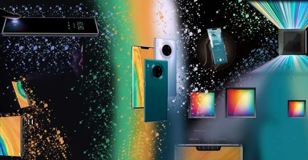 Launch of the new Huawei Mate 30 Pro smartphone with sensor cameras