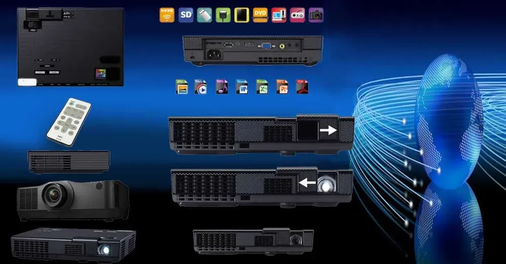 NEC LED mobile projector, a Japanese brand (L102W)