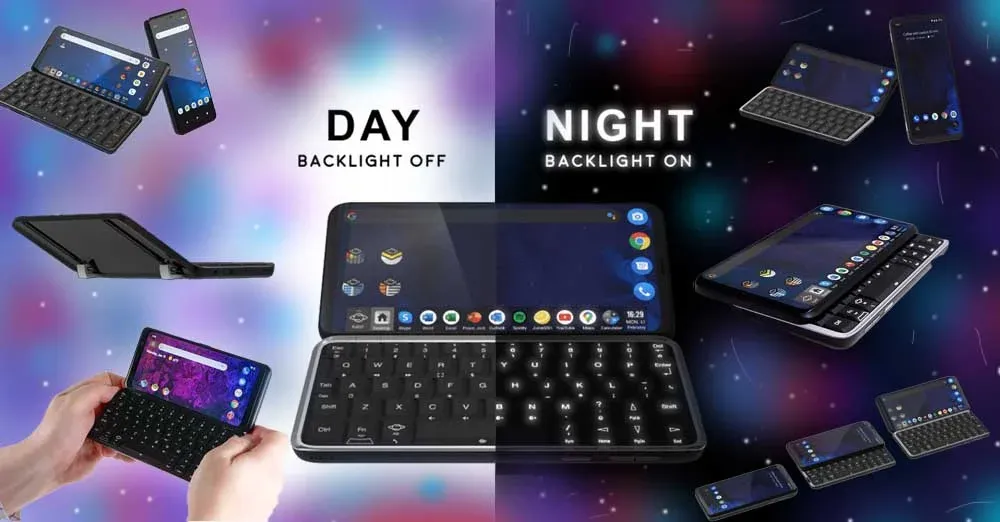 Release of the Astro Slide 5G featuring an inserted physical keyboard