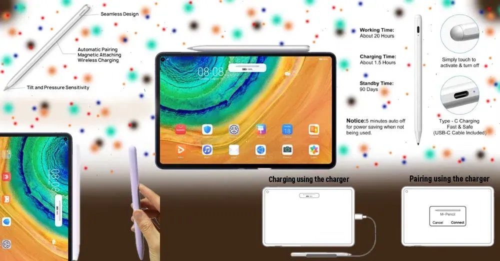 Presenting the Huawei MatePad 10.8 with a 2K display and M-Pencil