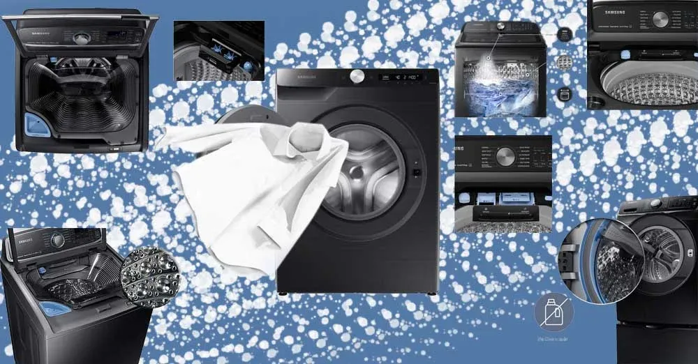 the intelligently controlled Samsung Add Wash washing machine