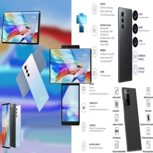 Official announcement of LG Wing 5G phone with spinning screen