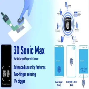 Two fingerprints can be read simultaneously by new 3D Sonic Max technology from Qualcomm