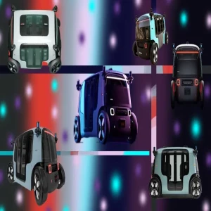 Amazon Zoox debuted its self-driving robotic taxi